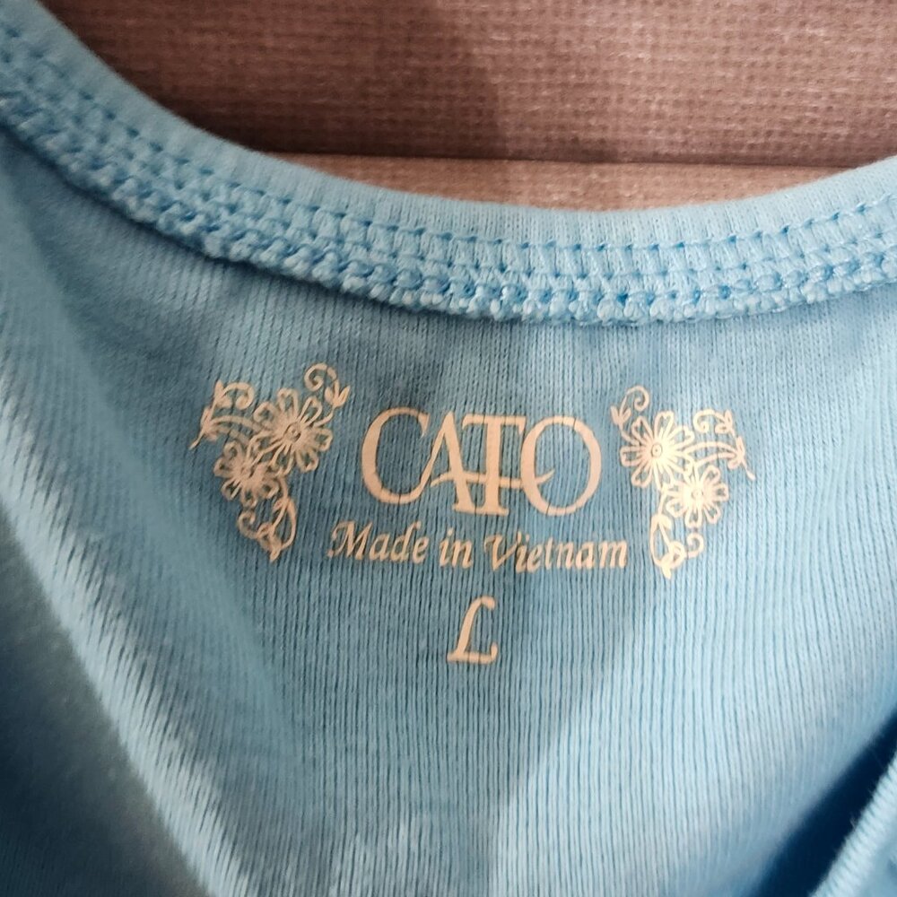 Cato / Daisy Fuentes womans top size L - Picture 7 of 14